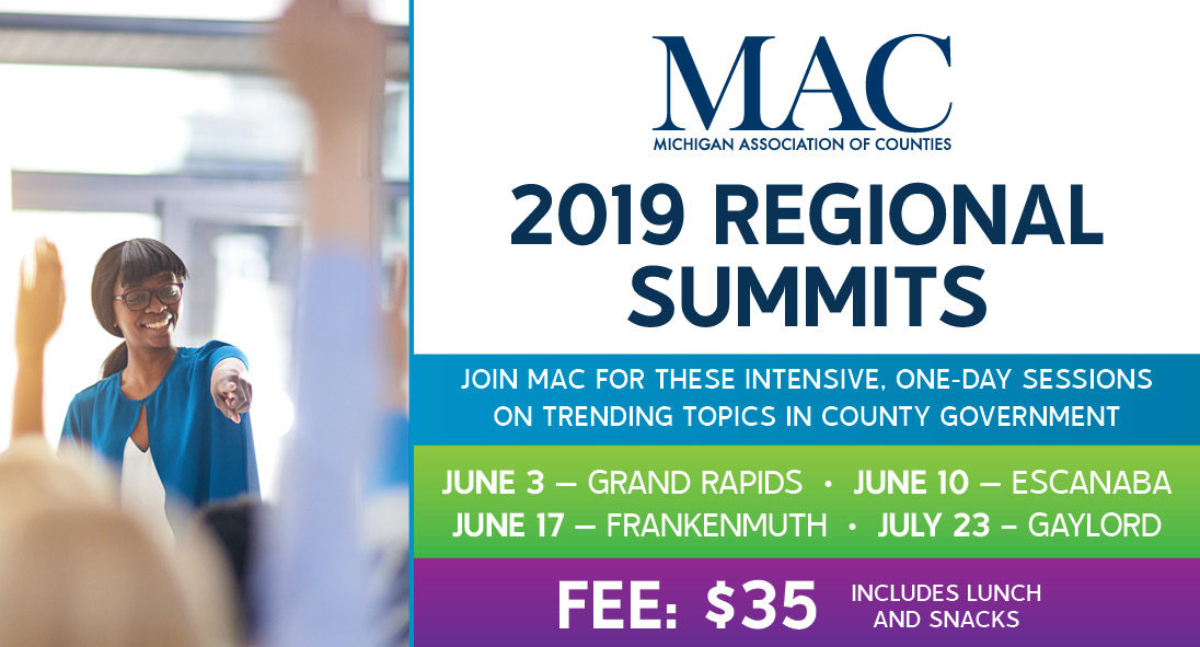 Regional Summits will feature court funding, economic development